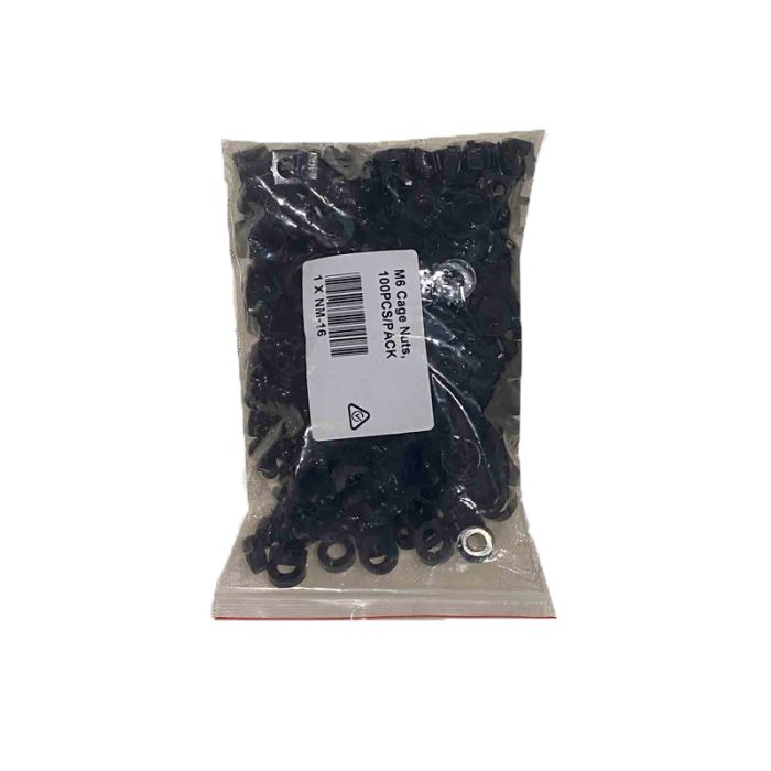 M6 Cage Nuts and Screws, Black
100PCS/Pack M6 Cage Nuts and Screws, Black
100PCS/Pack